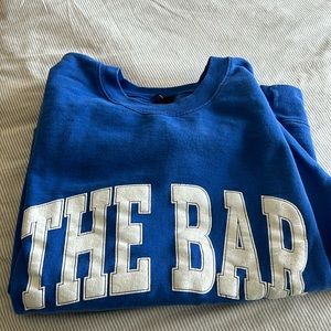 The Bar varsity sweatshirt